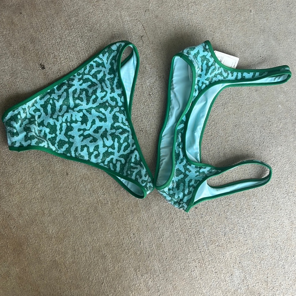 NWT Aerie Sparkly bikini size M